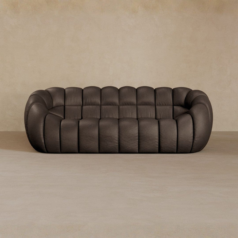 2 Seater-Full Grain Leather-Mink