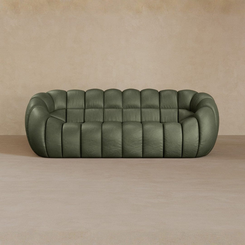 2 Seater-Full Grain Leather-Sage