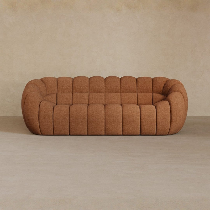 2 Seater-Linen Blend-Brandy