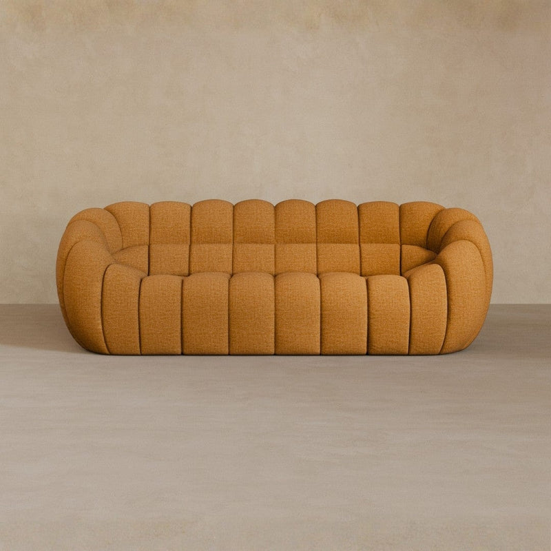 2 Seater-Linen Blend-Camel