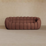 2 Seater-Linen Blend-Oxblood