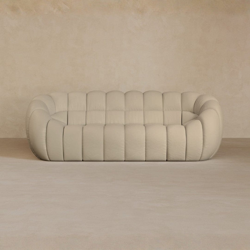 2 Seater-Top Grain Leather-Alabaster