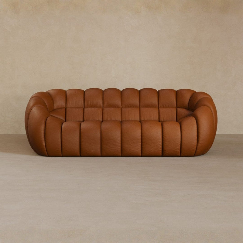 2 Seater-Top Grain Leather-Brandy