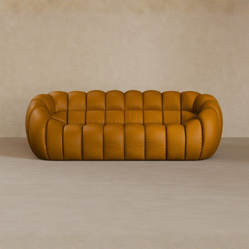 2 Seater-Top Grain Leather-Camel