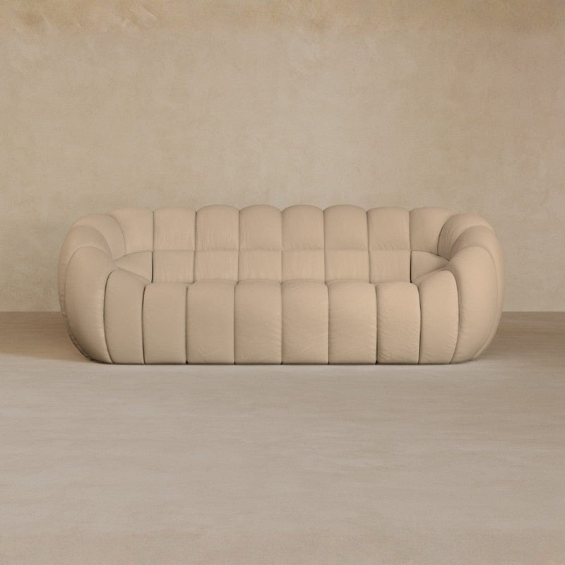 2 Seater-Top Grain Leather-Chalk