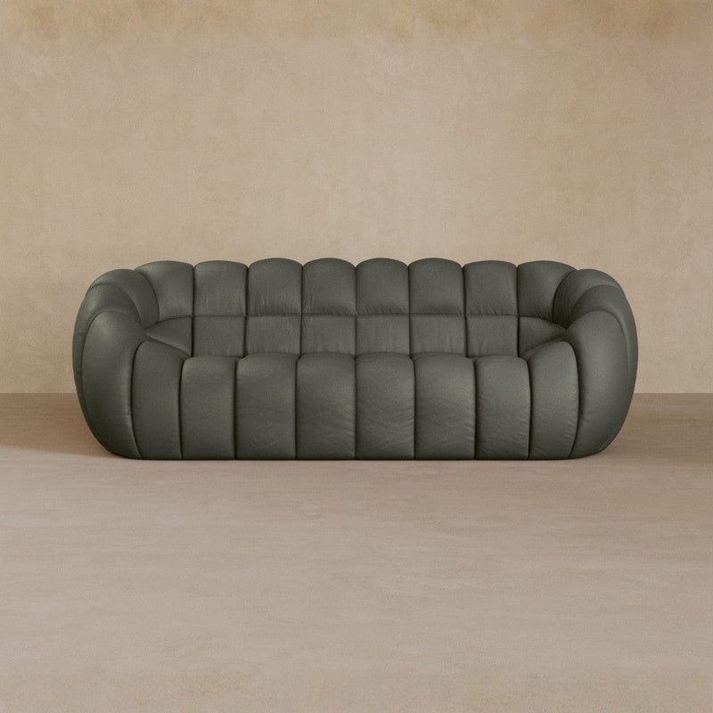 2 Seater-Top Grain Leather-Graphite