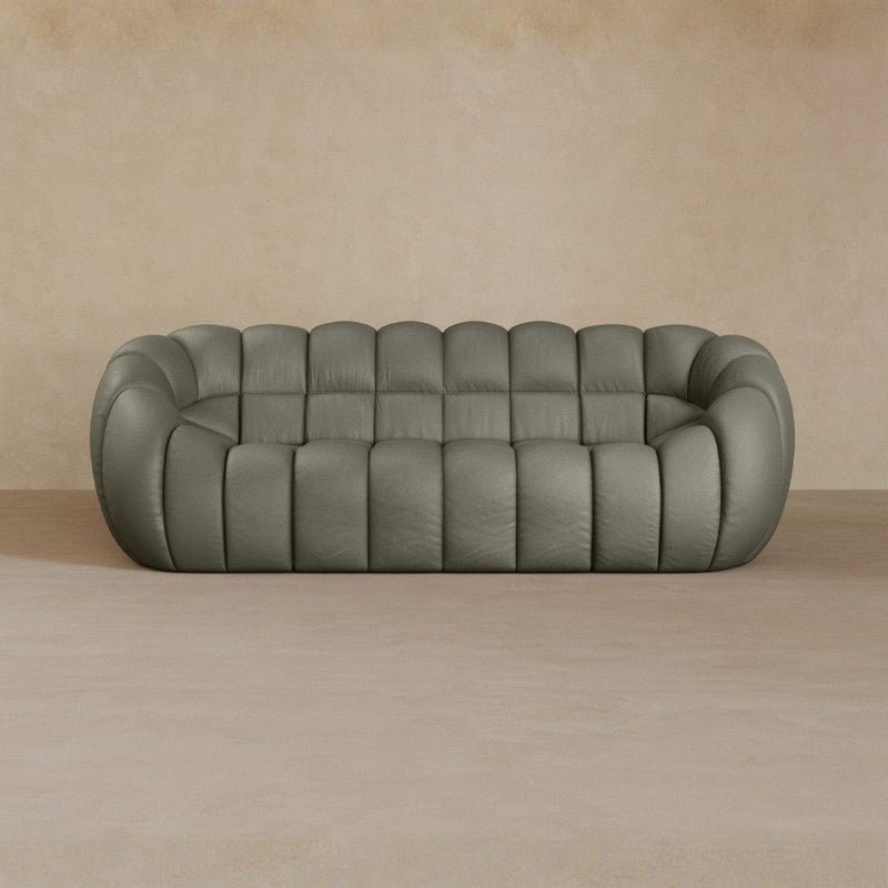 2 Seater-Top Grain Leather-Greige