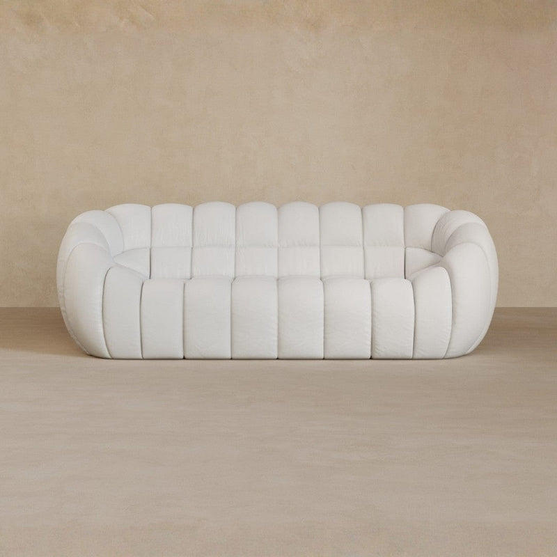 2 Seater-Top Grain Leather-Ivory