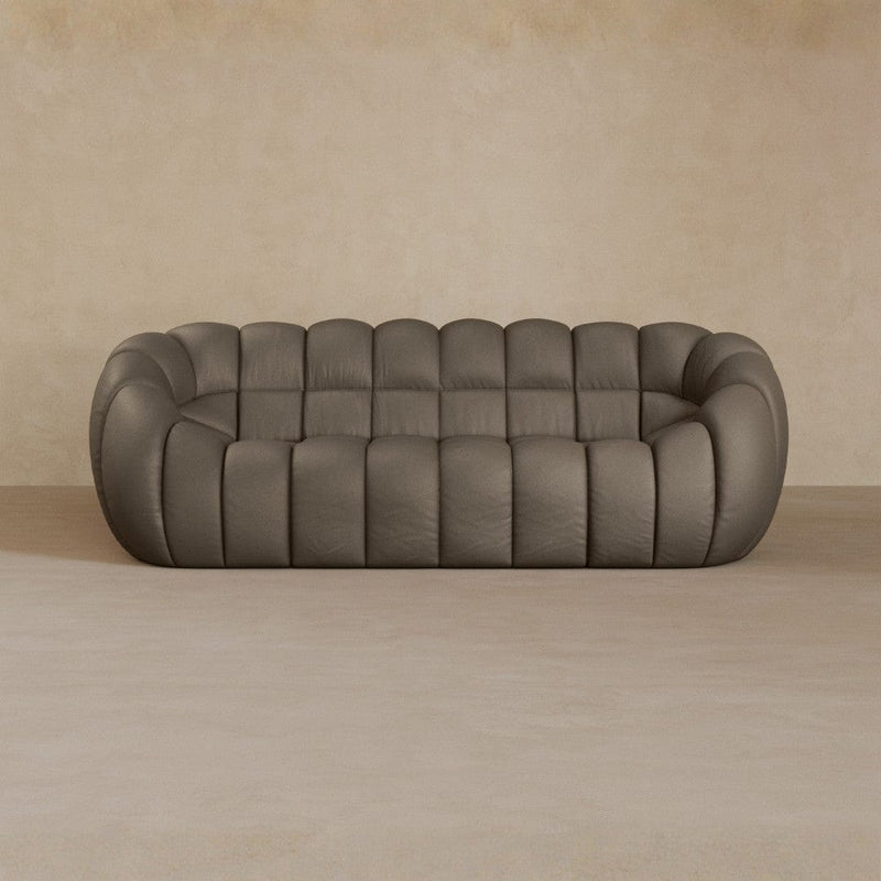 2 Seater-Top Grain Leather-Stone