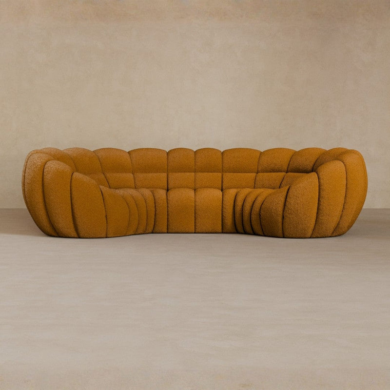 3 Seater-Boucle-Camel