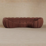 3 Seater-Boucle-Oxblood