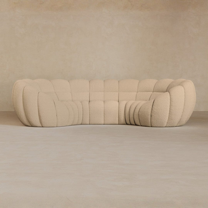 3 Seater-Boucle-Shell