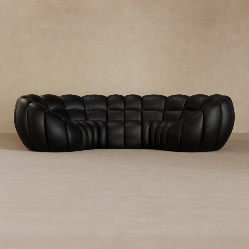 3 Seater-Full Grain Leather-Charcoal