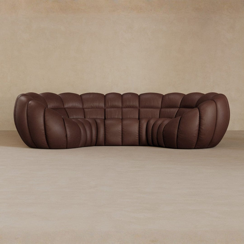 3 Seater-Full Grain Leather-Oxblood