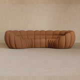 3 Seater-Linen Blend-Brandy