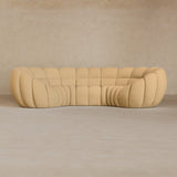 3 Seater-Linen Blend-Fawn