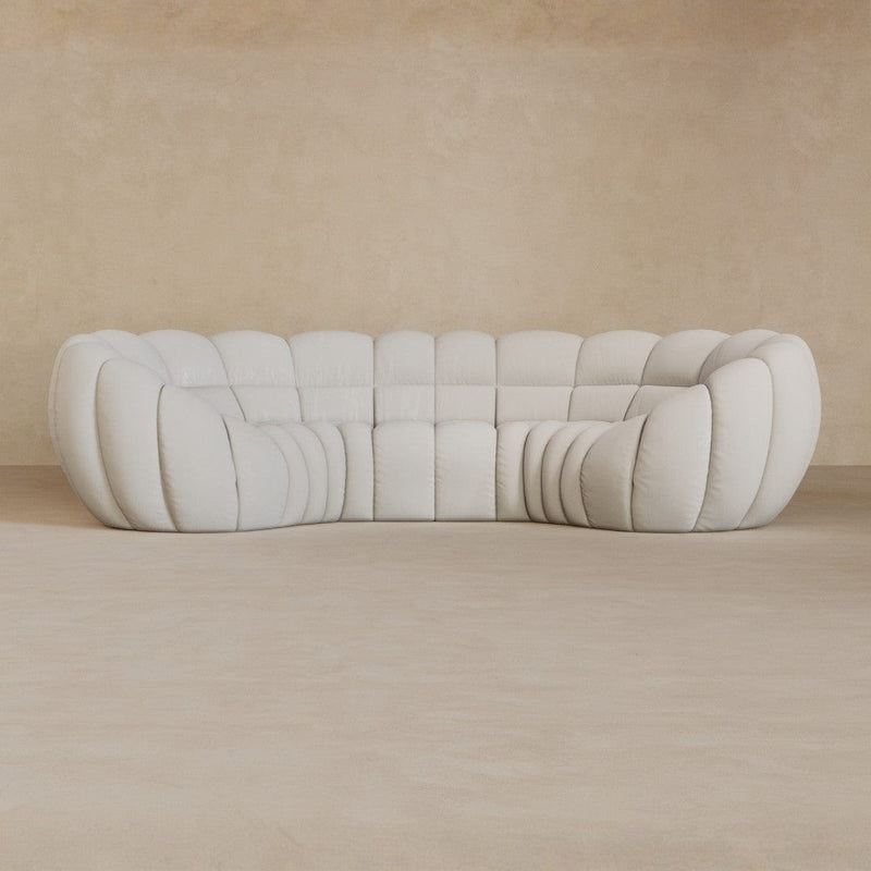 3 Seater-Linen Blend-Ivory