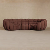 3 Seater-Linen Blend-Oxblood