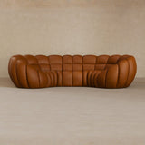 3 Seater-Top Grain Leather-Brandy