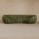 3 Seater-Top Grain Leather-Olive