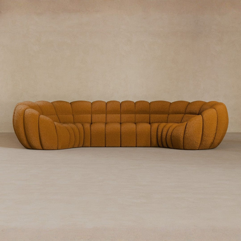 4 Seater-Boucle-Camel