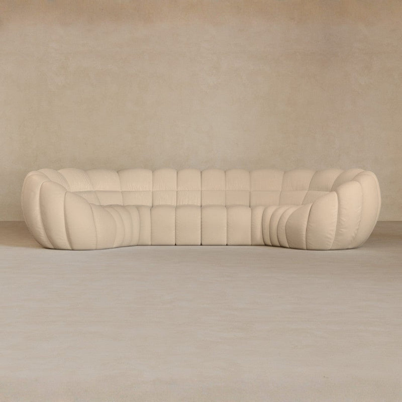 4 Seater-Full Grain Leather-Chalk