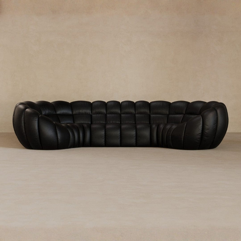 4 Seater-Full Grain Leather-Charcoal