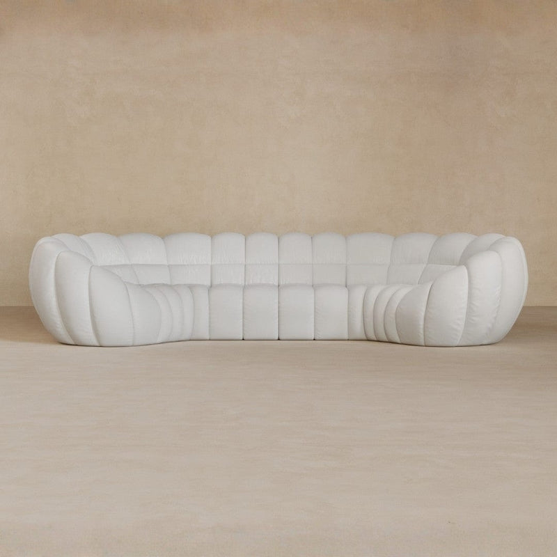 4 Seater-Full Grain Leather-Ivory