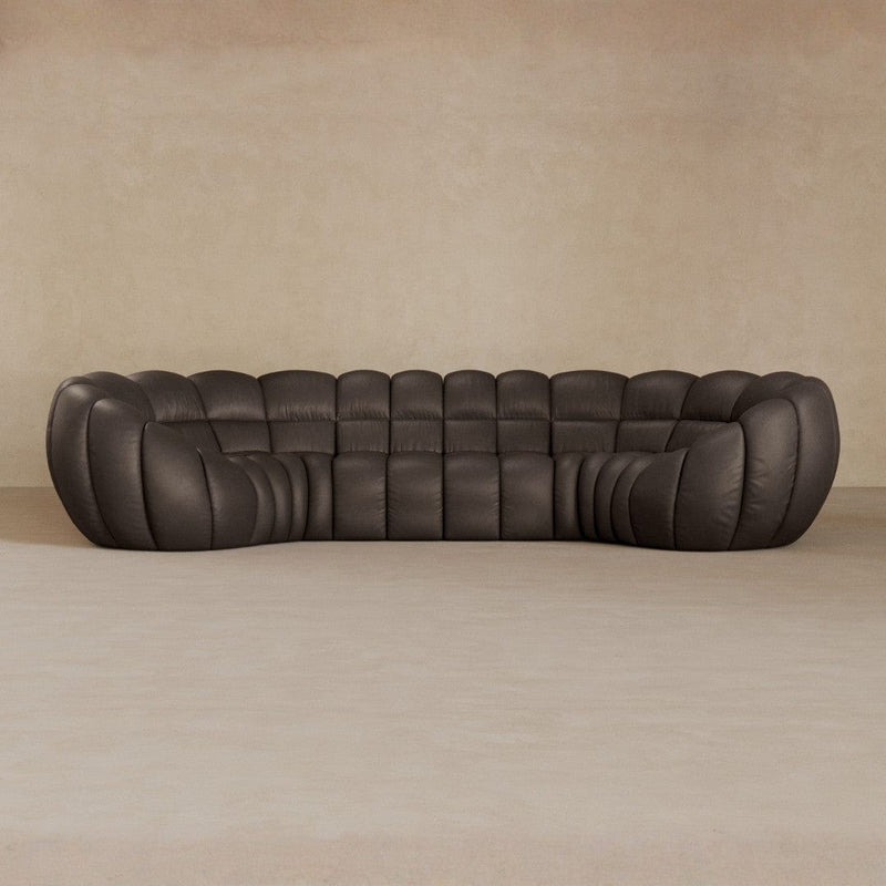 4 Seater-Full Grain Leather-Mink