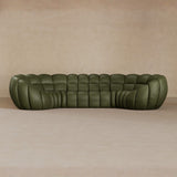 4 Seater-Full Grain Leather-Olive