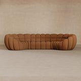 4 Seater-Linen Blend-Brandy