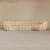 4 Seater-Linen Blend-Chalk