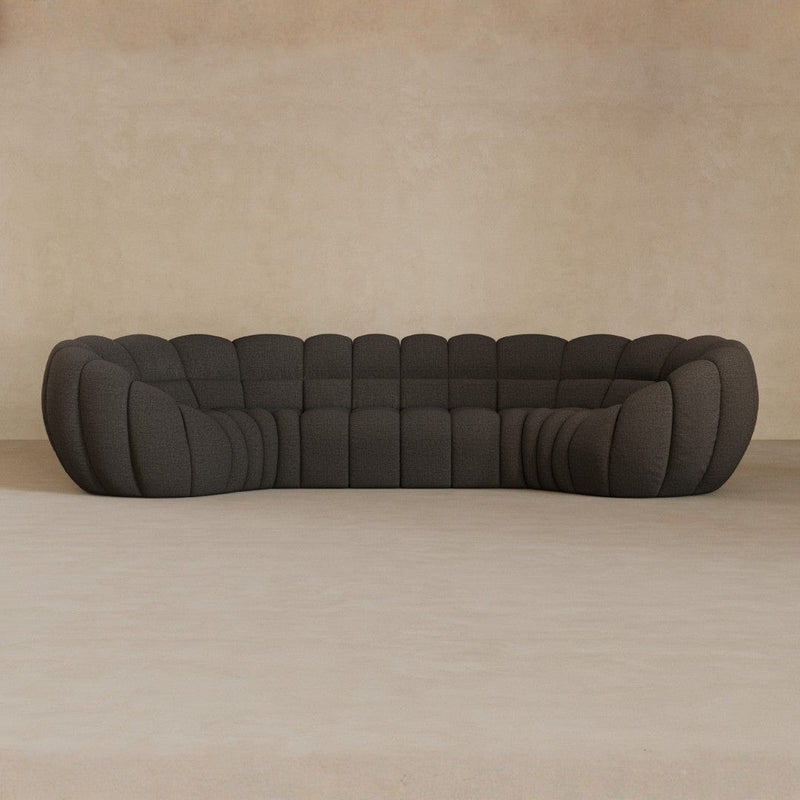 4 Seater-Linen Blend-Charcoal