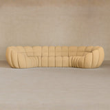 4 Seater-Linen Blend-Fawn