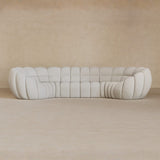 4 Seater-Linen Blend-Ivory