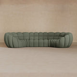 4 Seater-Linen Blend-Olive