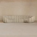 4 Seater-Top Grain Leather-Alabaster