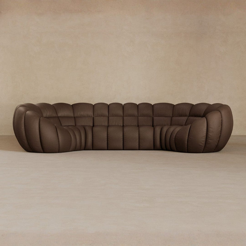 4 Seater-Top Grain Leather-Espresso