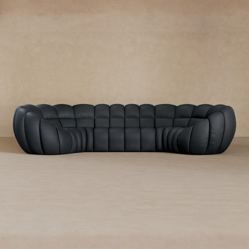 4 Seater-Top Grain Leather-Ink