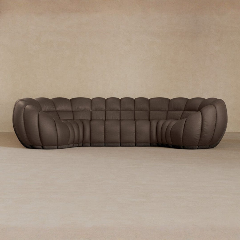 4 Seater-Top Grain Leather-Mink