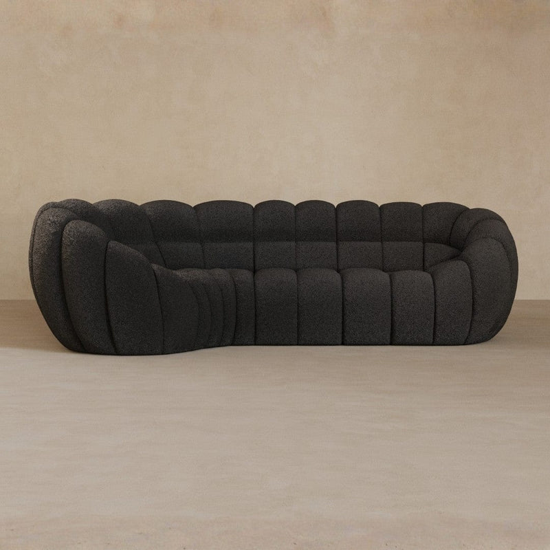 L Shape-Boucle-Charcoal