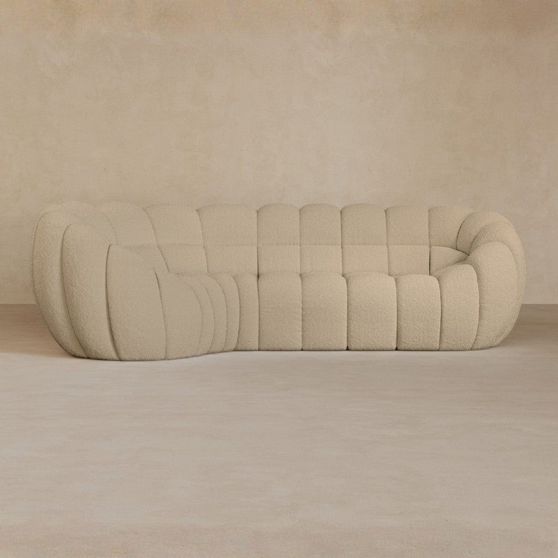 L Shape-Boucle-Linen