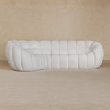 L Shape-Full Grain Leather-Ivory