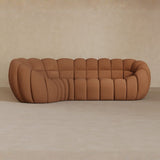 L Shape-Linen Blend-Brandy