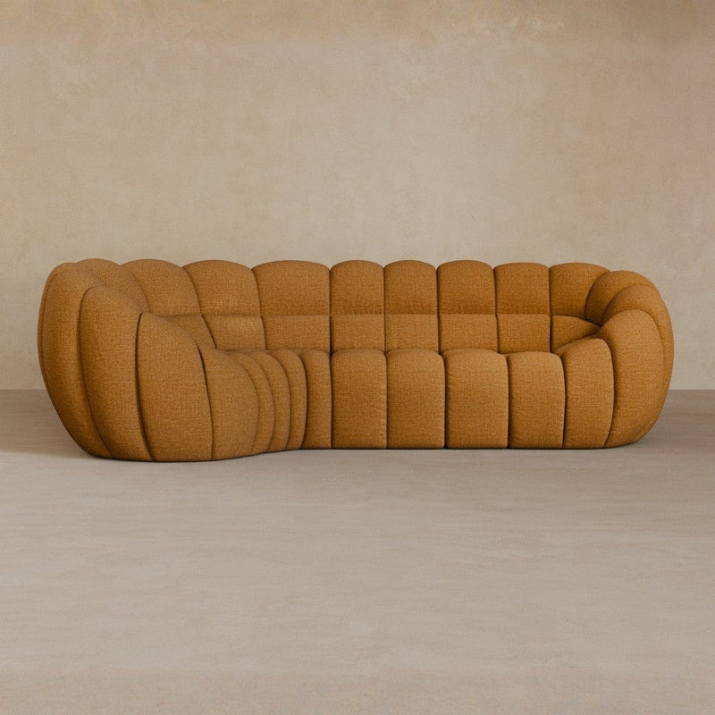 L Shape-Linen Blend-Camel