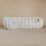 L Shape-Linen Blend-Ivory