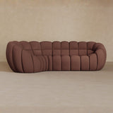 L Shape-Linen Blend-Oxblood