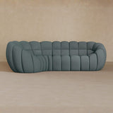 L Shape-Linen Blend-Pewter