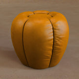 Ottoman-Full Grain Leather-Camel