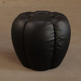 Ottoman-Full Grain Leather-Charcoal